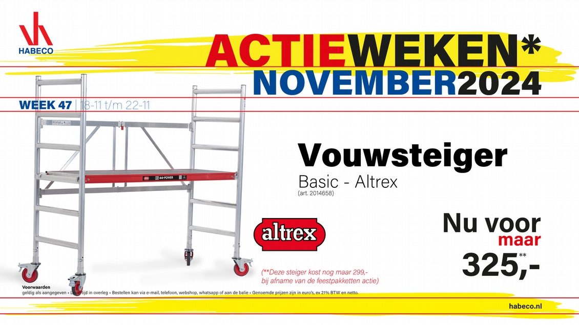 Actieweek 47 | Altrex Vouwsteiger