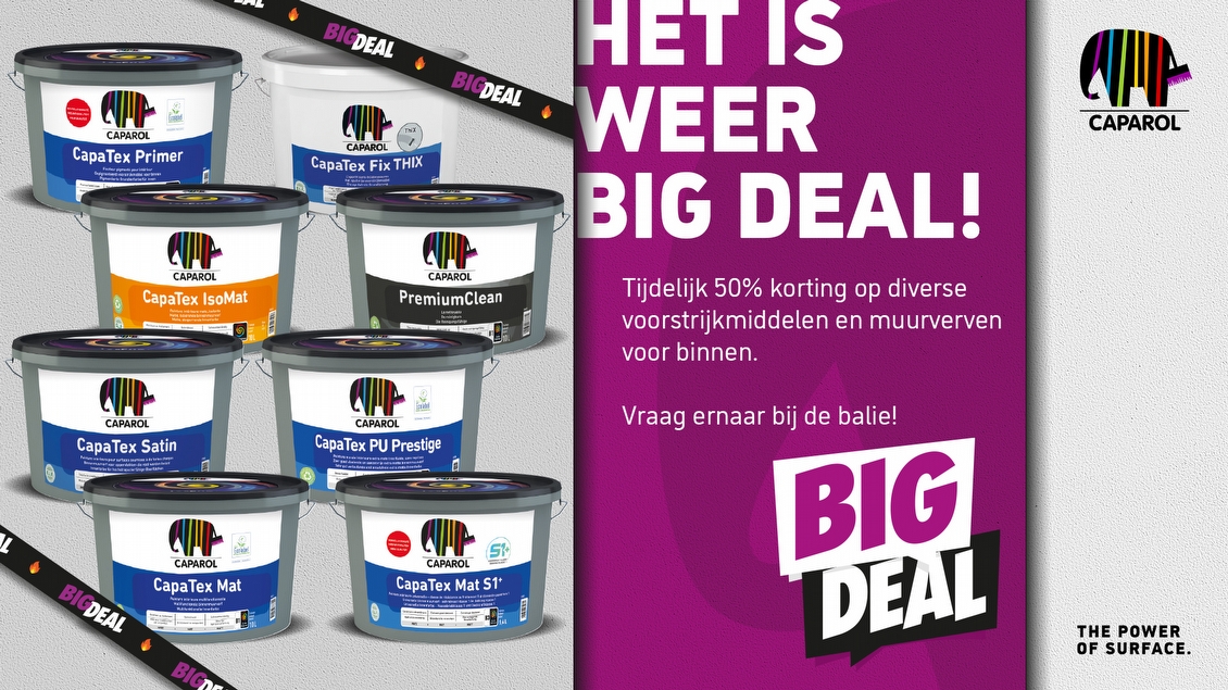 Big Deal actie Caparol